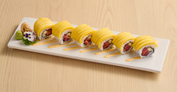 CUỘN CÁ NGỪ PHỦ XOÀI